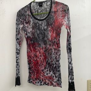 Size small CUTE women’s too with lace cuffs and embellishments!